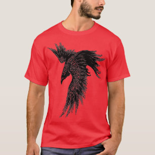 Crow Raven Norse Mythology Viking Gift for Vikings T-Shirt