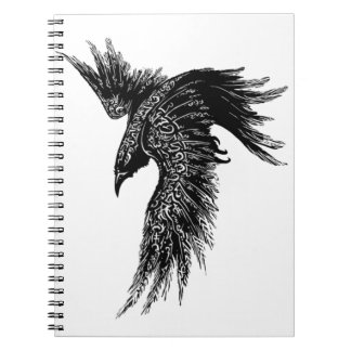 Crow Raven Norse Viking Symbol Notebook