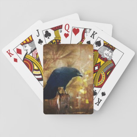 Crow/raven Photo Playing Cards