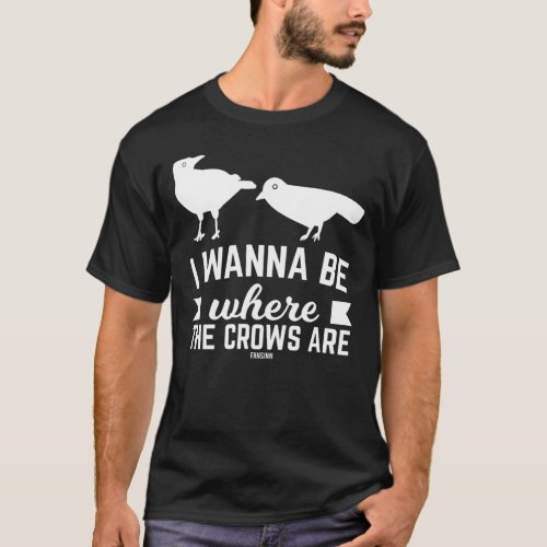 Crow Raven Sperling superstition T_Shirt