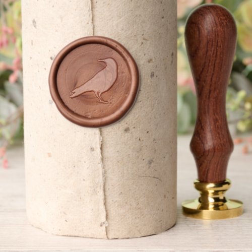 Crow Silhouette  Wax Seal Stamp