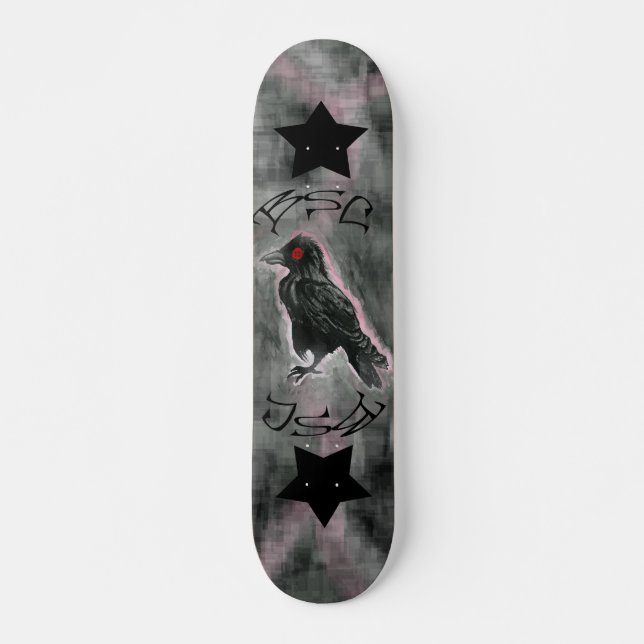 Crow Skateboard Deck (Front)
