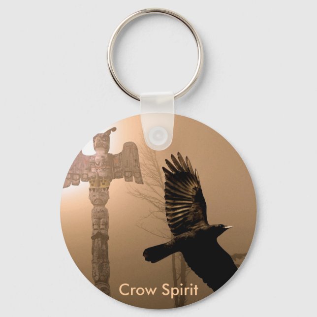 CROW SPIRIT Collection Keychain (Front)