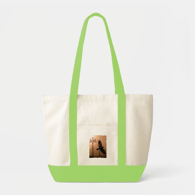 CROW SPIRIT Collection Tote Bag (Front)