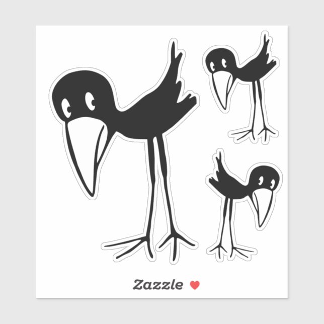 Crow Sticker (Sheet)