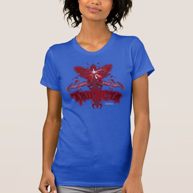 Crow Trifecta Ladies Poly-Cotton Blend Tee (Front)