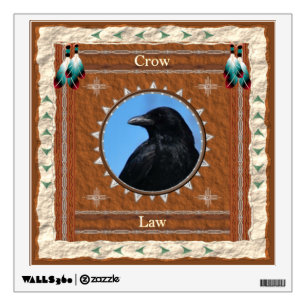 Crow Universal Law Energy Wall Decal