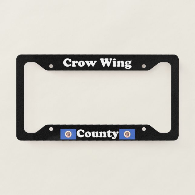 Crow Wing County Minnesota LPF License Plate Frame (Front)