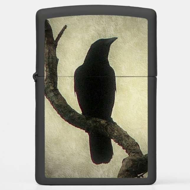 Crow Zippo Lighter (Front)