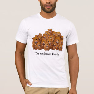 Crowd of Hamsters: Art: Large Family: Cute, Funny T-Shirt