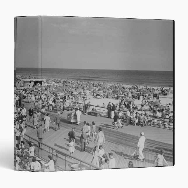 Crowd on Beach Binder (Front/Spine)