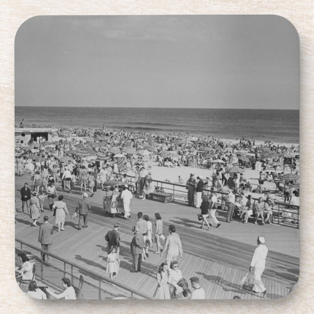 Crowd on Beach Coaster (Front)