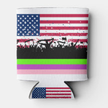 crowd party on american