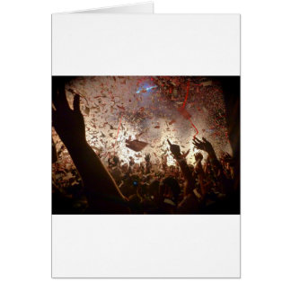 Crowd partying cards