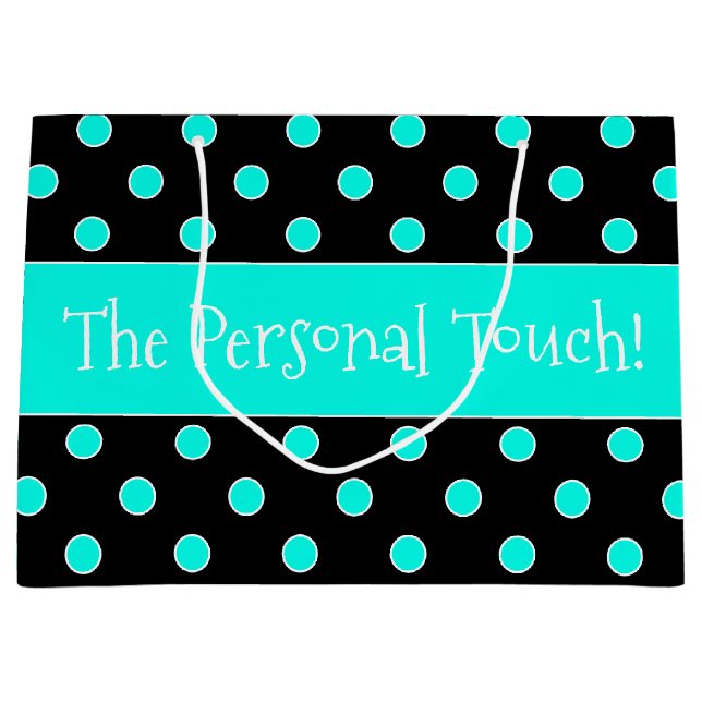 Crowd Pleaser Paper Shopping Large Gift Bag (Front)