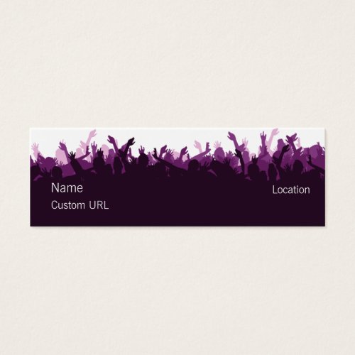 Crowd - Purple Business Card