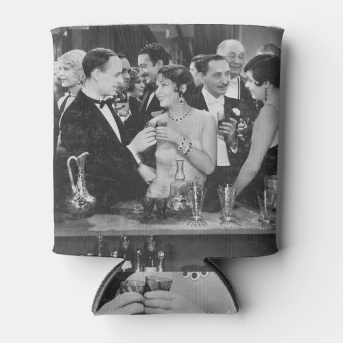 Crowded Bar Couple Scene Can Cooler