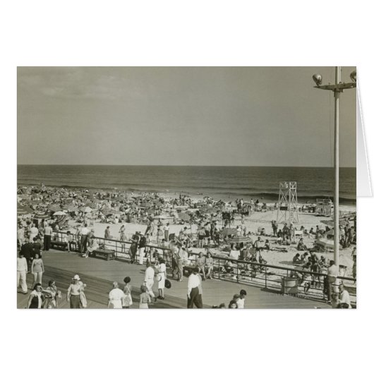 Crowded Beach Cards (Front Horizontal)