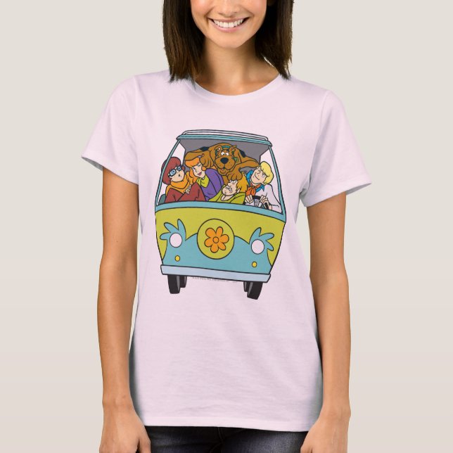 Crowded In The Mystery Machine T-Shirt (Front)