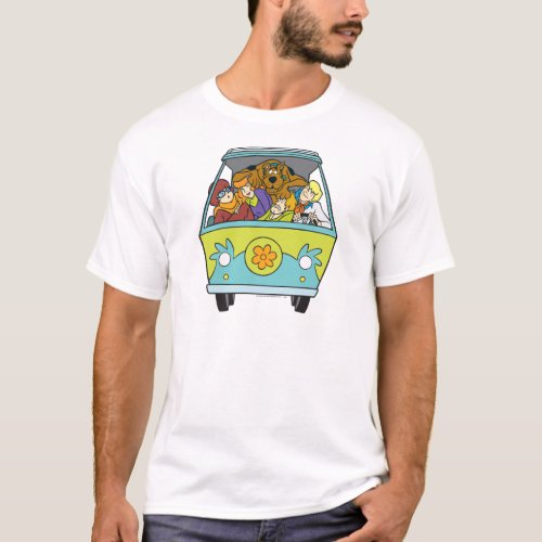 Crowded In The Mystery Machine T_Shirt