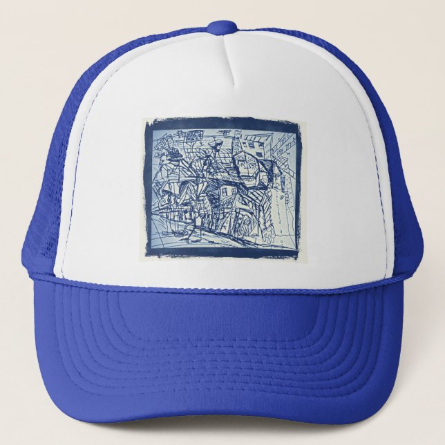 Crowded Trucker Hat (Front)