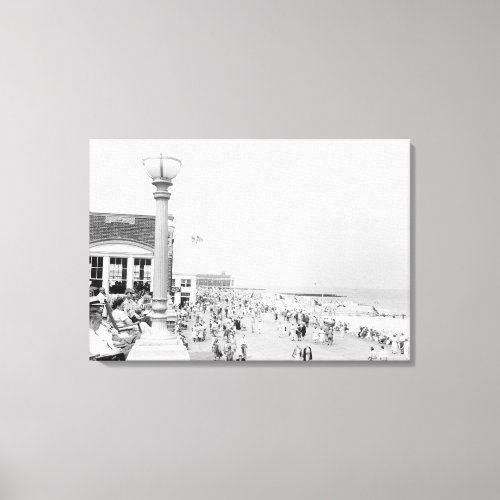 Crowds 2 canvas print