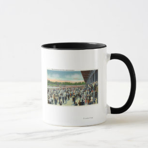 Crowds at Saratoga Race Track & Clubhouse Mug