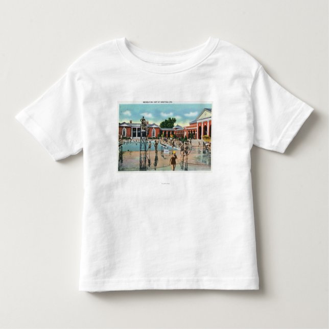 Crowds at Saratoga Spa Swimming Pool Toddler T-shirt (Front)