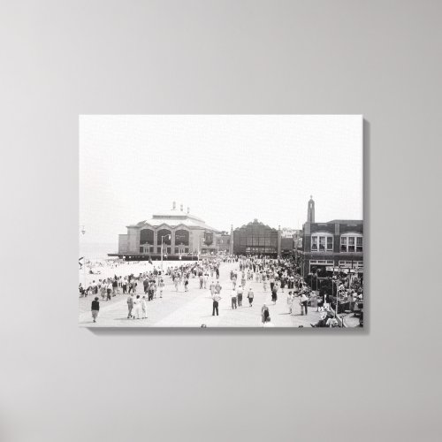 Crowds Canvas Print