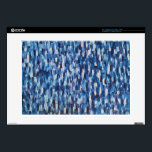 Crowds of Blue Laptop Skin<br><div class="desc">Drab to fab. Brightening your laptop skin, one print at a time.</div>