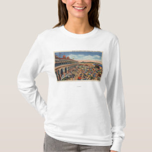 Crowds on the Beach in Front of Casino T-Shirt