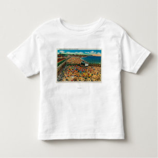 Crowds on the Beach, Santa CruzSanta Cruz, CA Toddler T-shirt