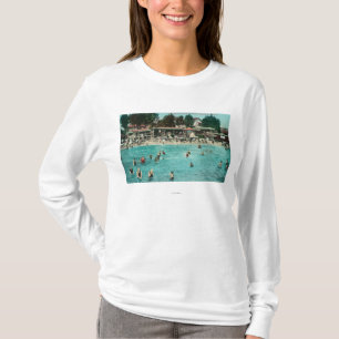 Crowds Swimming at Alameda BeachAlameda, CA T-Shirt