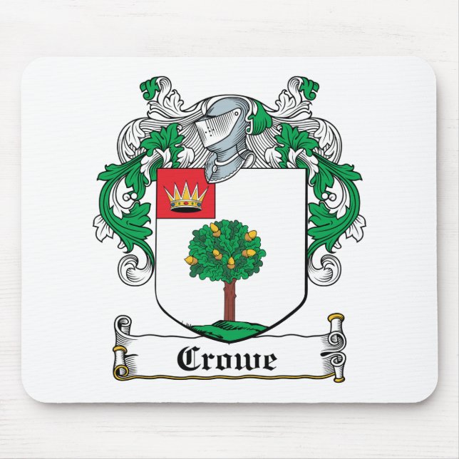 Crowe Family Crest Mouse Pad (Front)