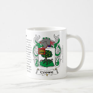 Crowe, the Origin, the Meaning and the Crest on a Coffee Mug