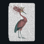 Crowed Marsala Heron iPad Mini Cover<br><div class="desc">Fashion & Figurative</div>