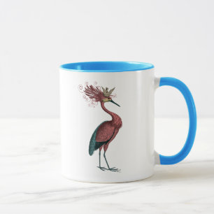 Crowed Marsala Heron Mug