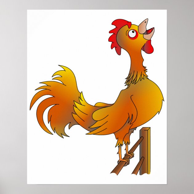 cartoon rooster crowing sound effect