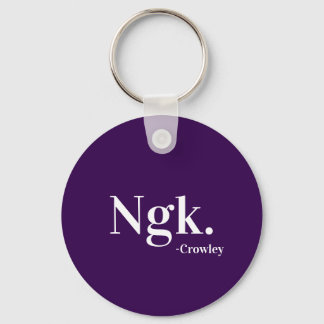 Crowley Ngk keychain