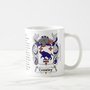 Crowley, Origin, Meaning and the Crest Coffee Mug