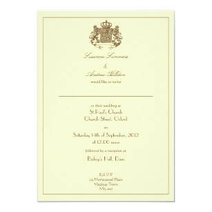 Lion Wedding Invitations 3