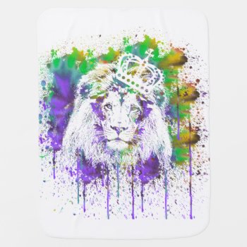 Crown Baby Blanket... Swaddle Blanket by ZachAttackDesign at Zazzle