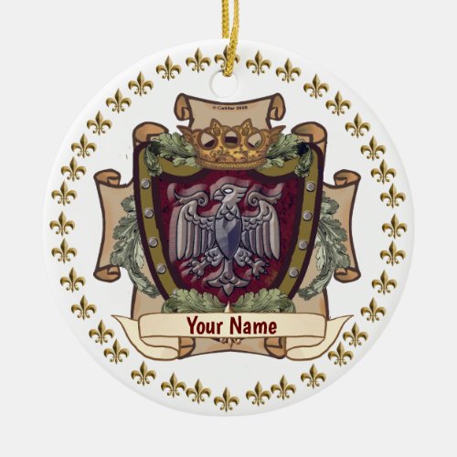 Crown Banner  Eagle Surname