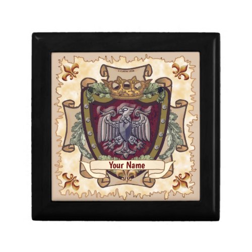 Crown Banner  Eagle Surname