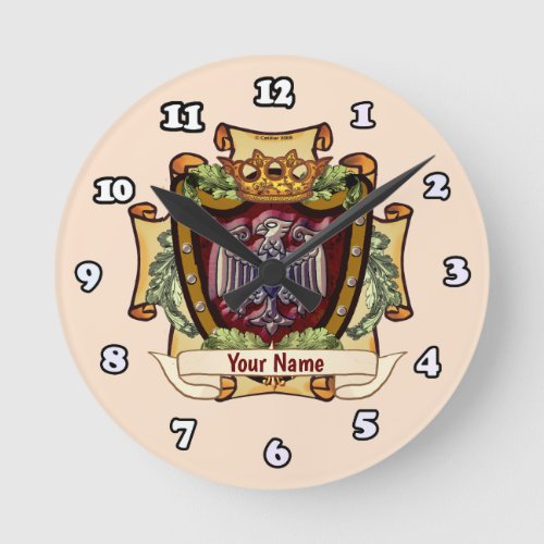 Crown Banner  Eagle Surname