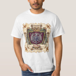 Crown Banner  Eagle Surname T-Shirt