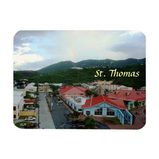 Crown Bay St. Thomas, USVI  Premium Magnet (Horizontal)