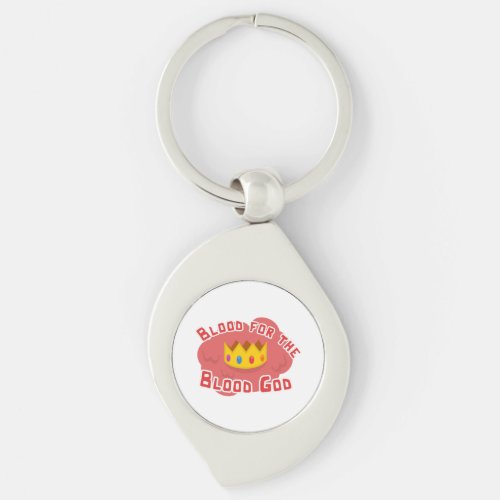 Crown Blood For The Blood God Classic  Keychain