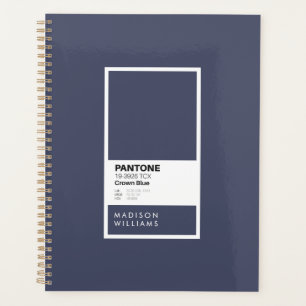 Crown Blue Minimalist Color Palette Swatch Custom Planner
