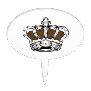 Crown - Brown Cake Topper